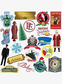 The Polar Express 100ct Vinyl Stickers Variety Pack