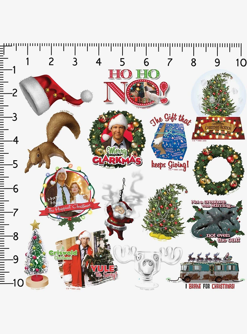 National Lampoon's Christmas Vacation 100ct Vinyl Stickers Variety Pack