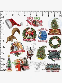 National Lampoon's Christmas Vacation 100ct Vinyl Stickers Variety Pack