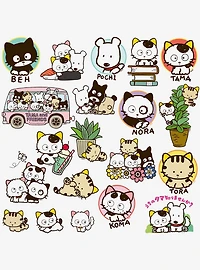 Tama and Friends 100ct Vinyl Stickers Variety Pack