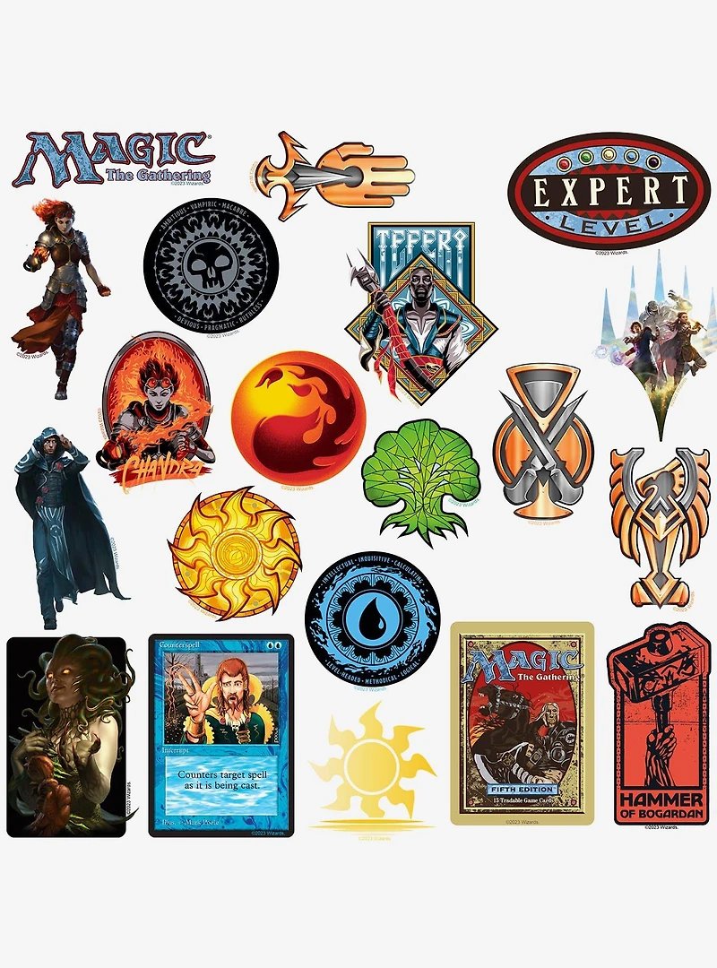 Magic the Gathering 100ct Vinyl Stickers Variety Pack
