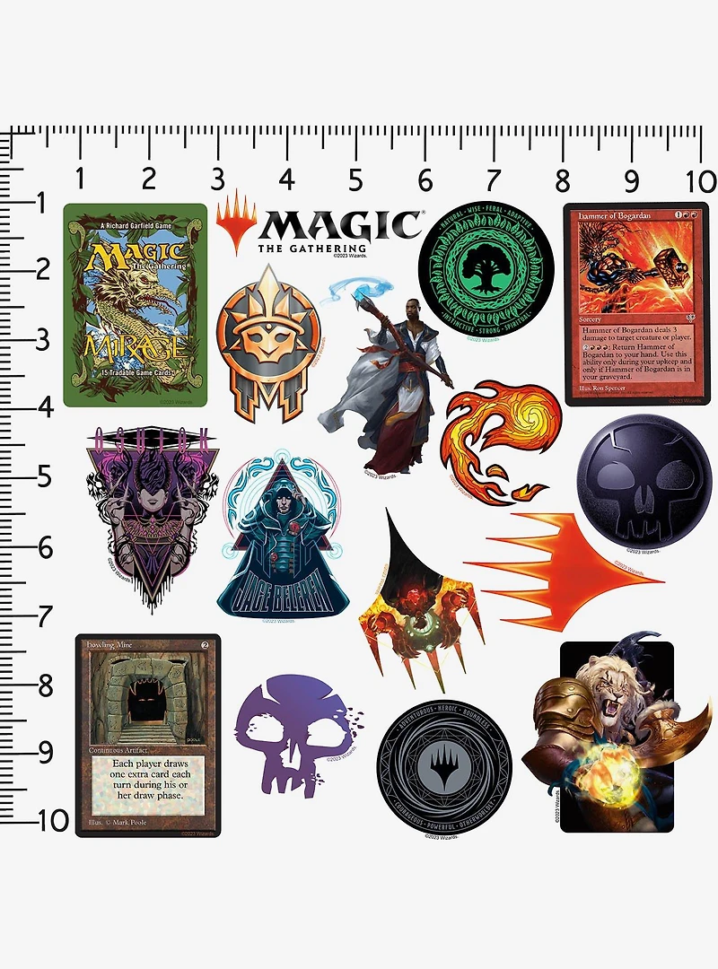 Magic the Gathering 100ct Vinyl Stickers Variety Pack