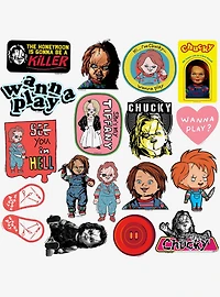 Chucky 100ct Vinyl Stickers Variety Pack