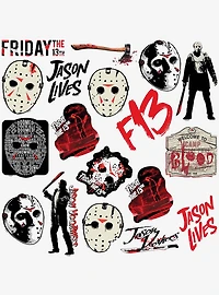 Friday the 13th 100ct Vinyl Stickers Variety Pack