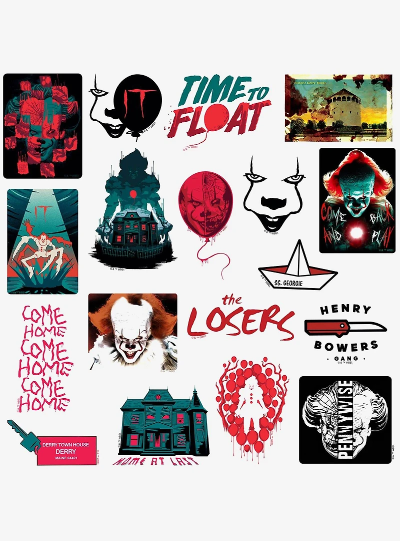 IT 2 100ct Vinyl Stickers Variety Pack