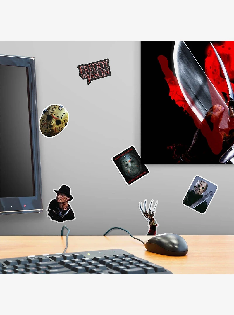 Freddy vs Jason 100ct Vinyl Stickers Variety Pack