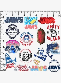 Jaws 100ct Vinyl Stickers Variety Pack