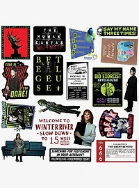 Beetlejuice Beetlejuice 100ct Vinyl Stickers Variety Pack