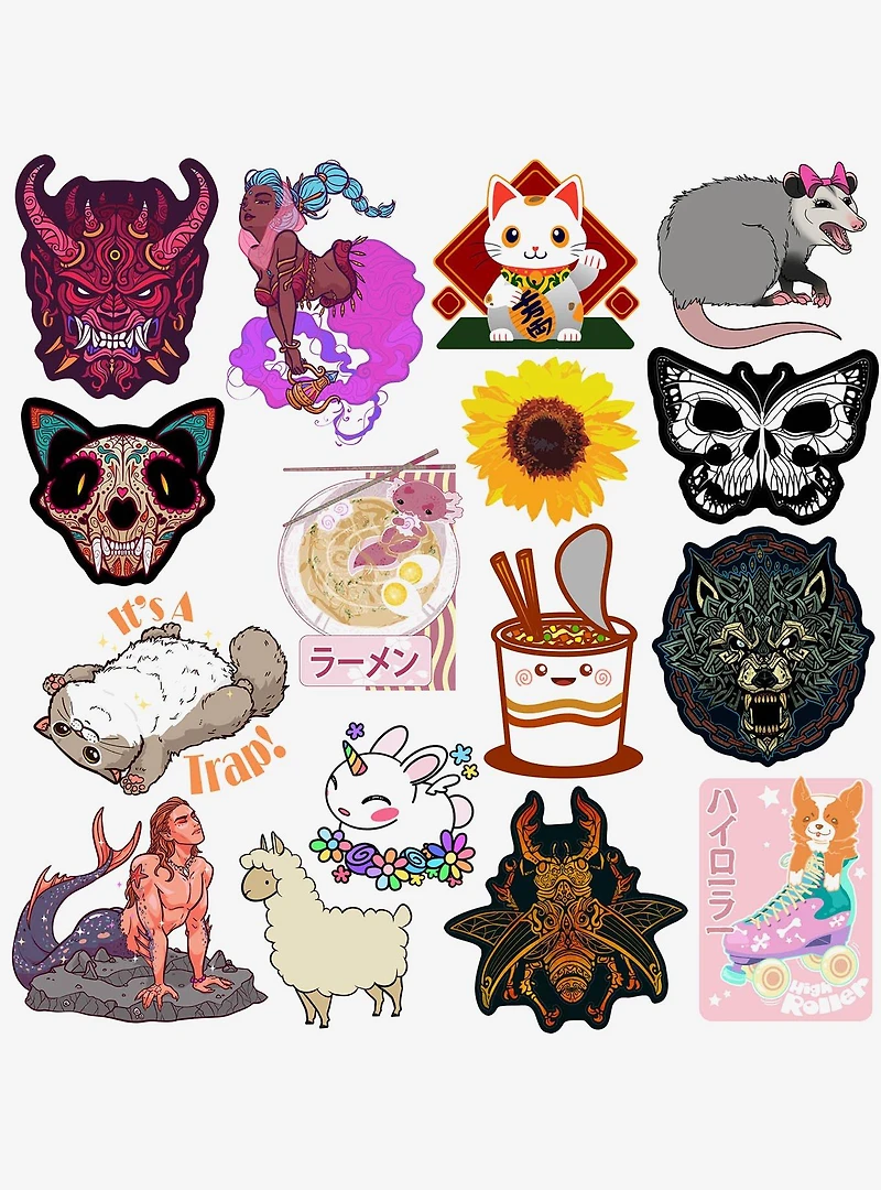 Random Cool Sticker Decals 100ct Vinyl Stickers Variety Pack