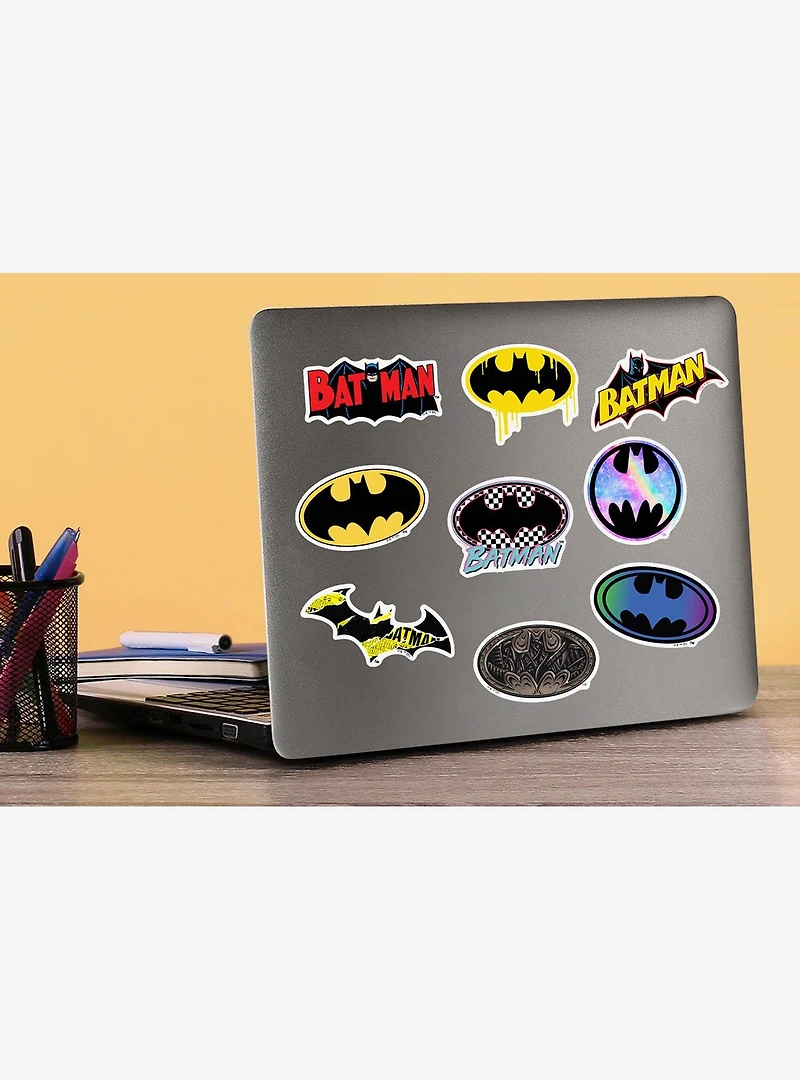 DC Comics Batman Logo 100ct Vinyl Stickers Variety Pack