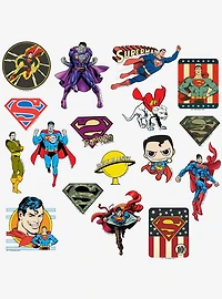 DC Comics Superman 100ct Vinyl Stickers Variety Pack