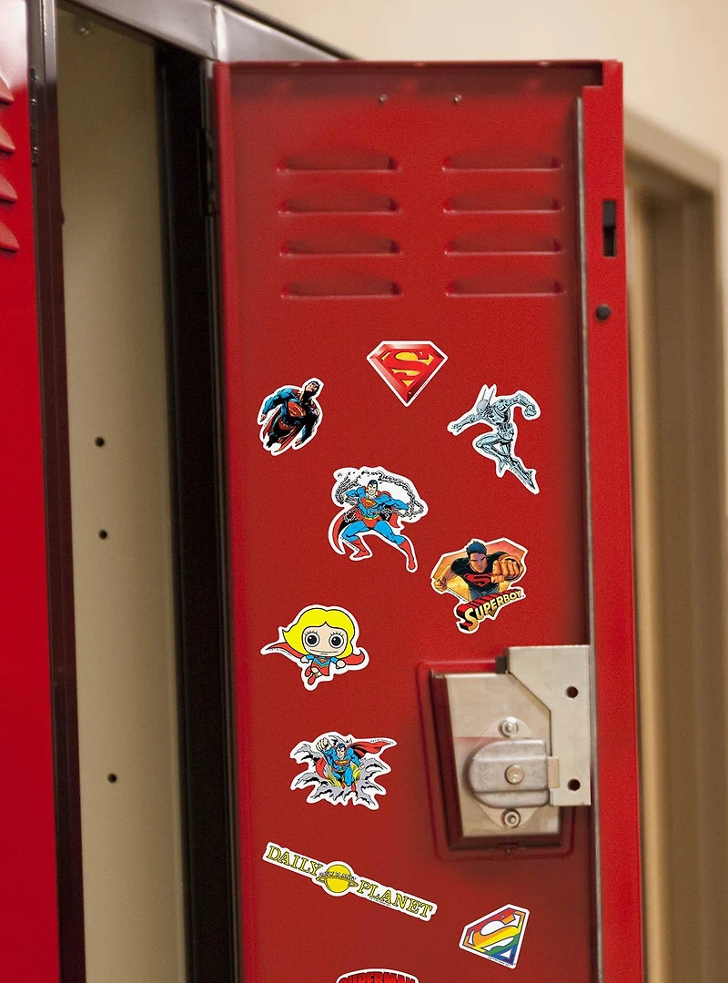 DC Comics Superman 100ct Vinyl Stickers Variety Pack