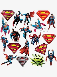 DC Comics Superman Character Poses 100ct Vinyl Stickers Variety Pack