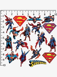 DC Comics Superman Character Poses 100ct Vinyl Stickers Variety Pack