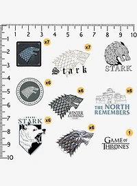 Game of Thrones House Stark 100ct Vinyl Stickers Variety Pack