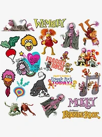 Fraggle Rock 100ct Vinyl Stickers Variety Pack