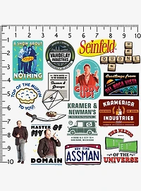 Seinfeld 100ct Vinyl Stickers Variety Pack