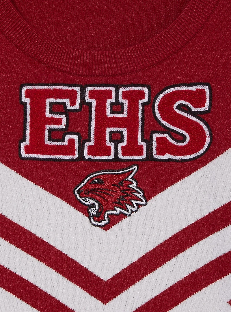 Disney High School Musical East Cheer Women's Plus Cropped Sweater - BoxLunch Exclusive