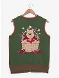 Disney Winnie the Pooh Strawberry Patchwork Women's Sweater Vest