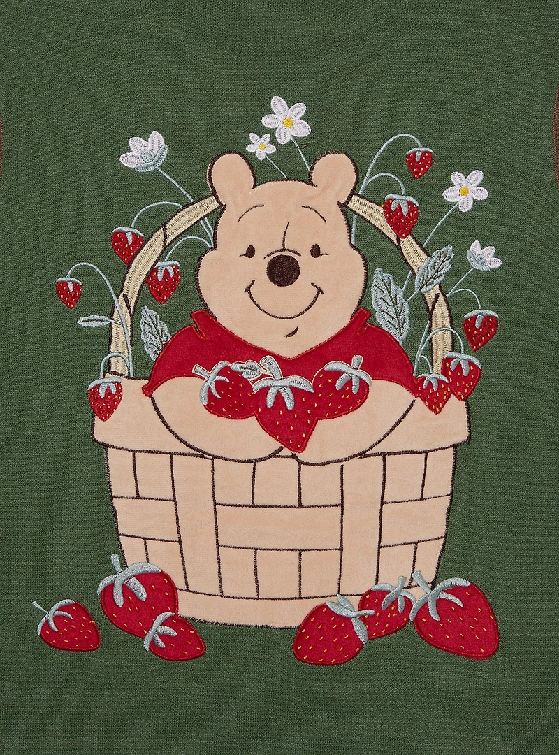 Disney Winnie the Pooh Strawberry Patchwork Women's Sweater Vest