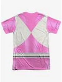 Mighty Morphin' Power Rangers Pink Ranger Emblem Sublimated T-Shirt