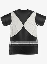 Mighty Morphin' Power Rangers Black Ranger Sublimated T-Shirt