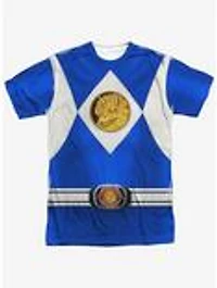 Mighty Morphin' Power Rangers Blue Ranger Sublimated T-Shirt