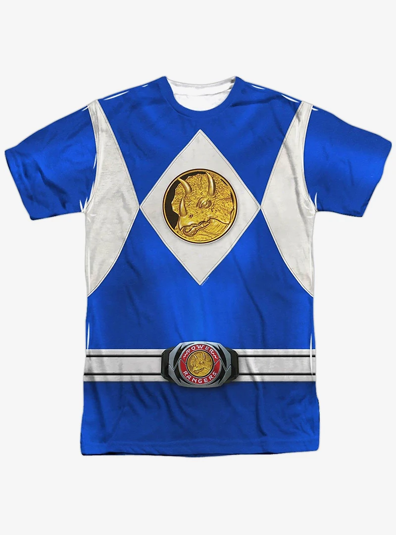 Mighty Morphin' Power Rangers Blue Ranger Sublimated T-Shirt