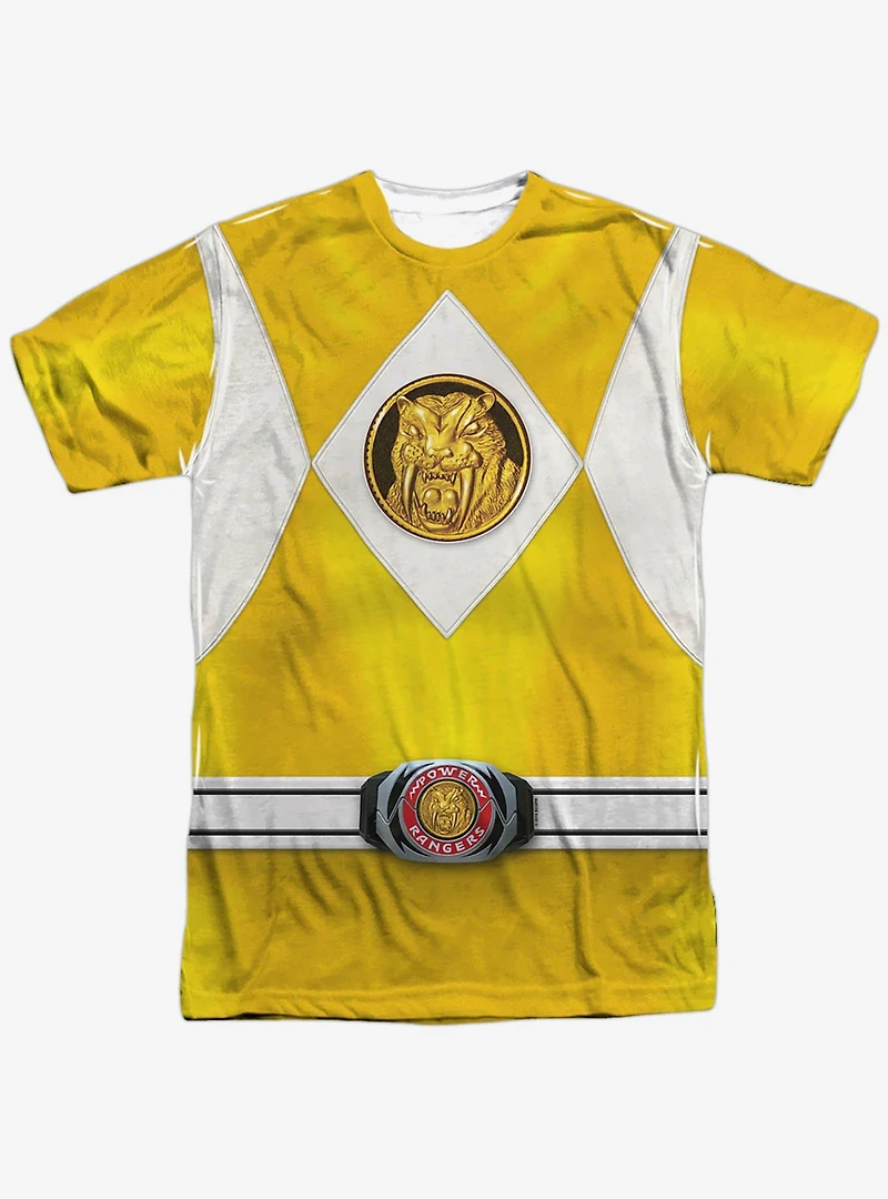 Mighty Morphin' Power Rangers Yellow Ranger Sublimated T-Shirt