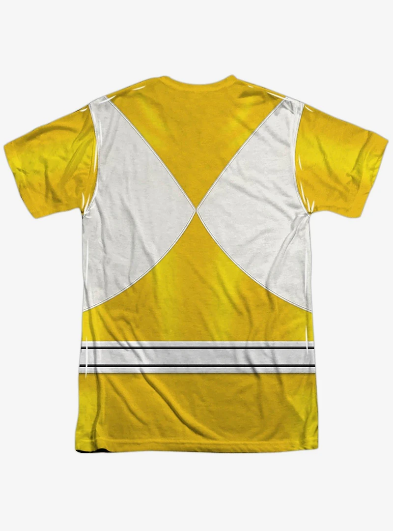 Mighty Morphin' Power Rangers Yellow Ranger Sublimated T-Shirt