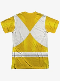 Mighty Morphin' Power Rangers Yellow Ranger Sublimated T-Shirt