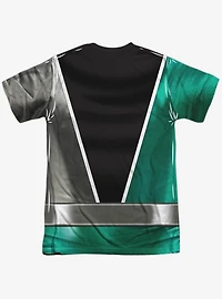 Mighty Morphin' Power Rangers Dino Fury Green Ranger Sublimated T-Shirt