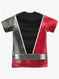 Mighty Morphin' Power Rangers Dino Fury Red Ranger Sublimated T-Shirt