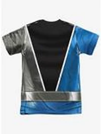 Mighty Morphin' Power Rangers Dino Fury Blue Ranger Sublimated T-Shirt