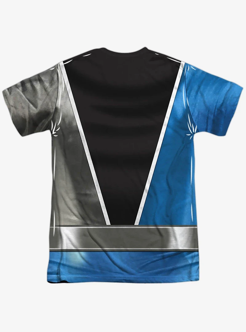 Mighty Morphin' Power Rangers Dino Fury Blue Ranger Sublimated T-Shirt