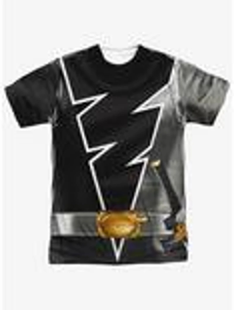 Mighty Morphin' Power Rangers Dino Fury Black Ranger Sublimated T-Shirt