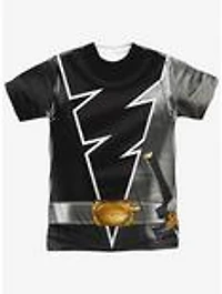 Mighty Morphin' Power Rangers Dino Fury Black Ranger Sublimated T-Shirt