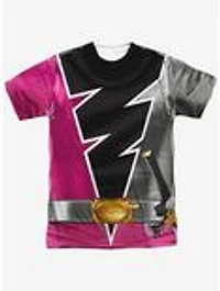 Mighty Morphin' Power Rangers Dino Fury Pink Ranger Sublimated T-Shirt