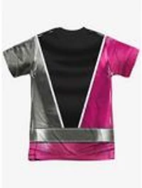 Mighty Morphin' Power Rangers Dino Fury Pink Ranger Sublimated T-Shirt