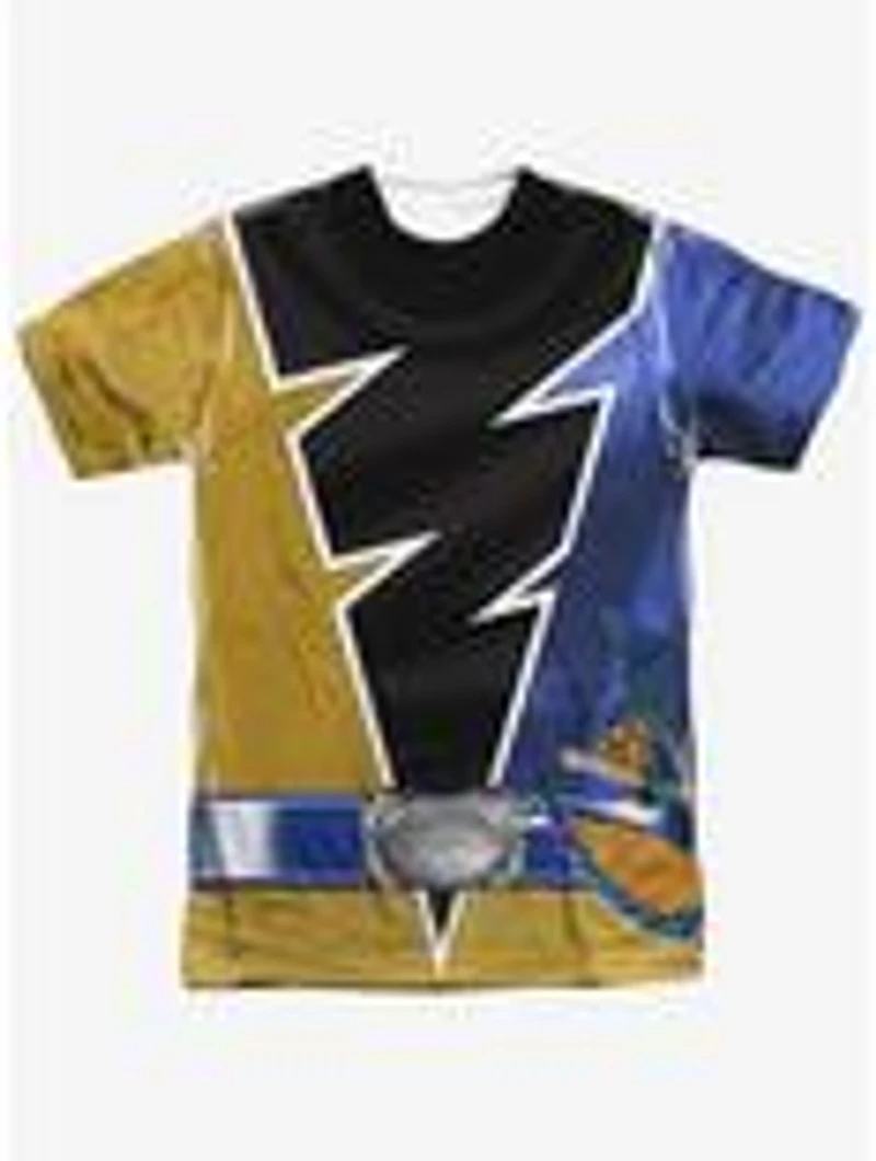 Mighty Morphin' Power Rangers Dino Fury Gold Ranger Sublimated T-Shirt