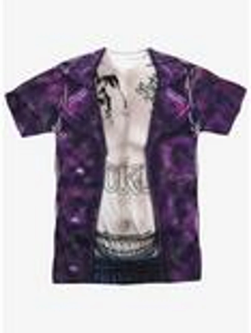DC Comics Suicide Squad Joker Costume Sublimated T-Shirt
