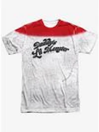 DC Comics Suicide Squad Harley Quinn Daddy's Lil Monster Sublimated Costume T-Shirt