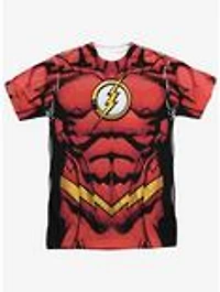 DC Comics Justice League Flash 52 Sublimated Costume T-Shirt