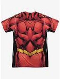 DC Comics Justice League Flash 52 Sublimated Costume T-Shirt
