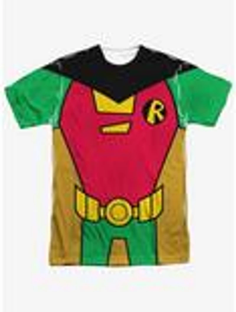 DC Comics Teen Titans Go! Robin Costume Sublimated T-Shirt