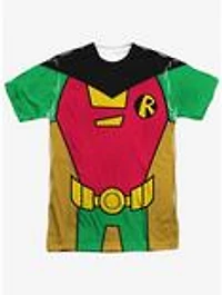 DC Comics Teen Titans Go! Robin Costume Sublimated T-Shirt