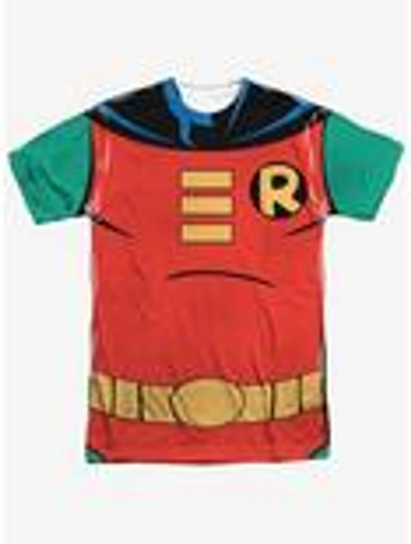 DC Comics Batman The Animated Series Robin Costume Sublimated T-Shirt