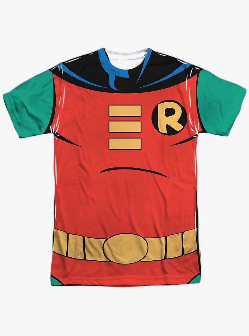 DC Comics Batman The Animated Series Robin Costume Sublimated T-Shirt