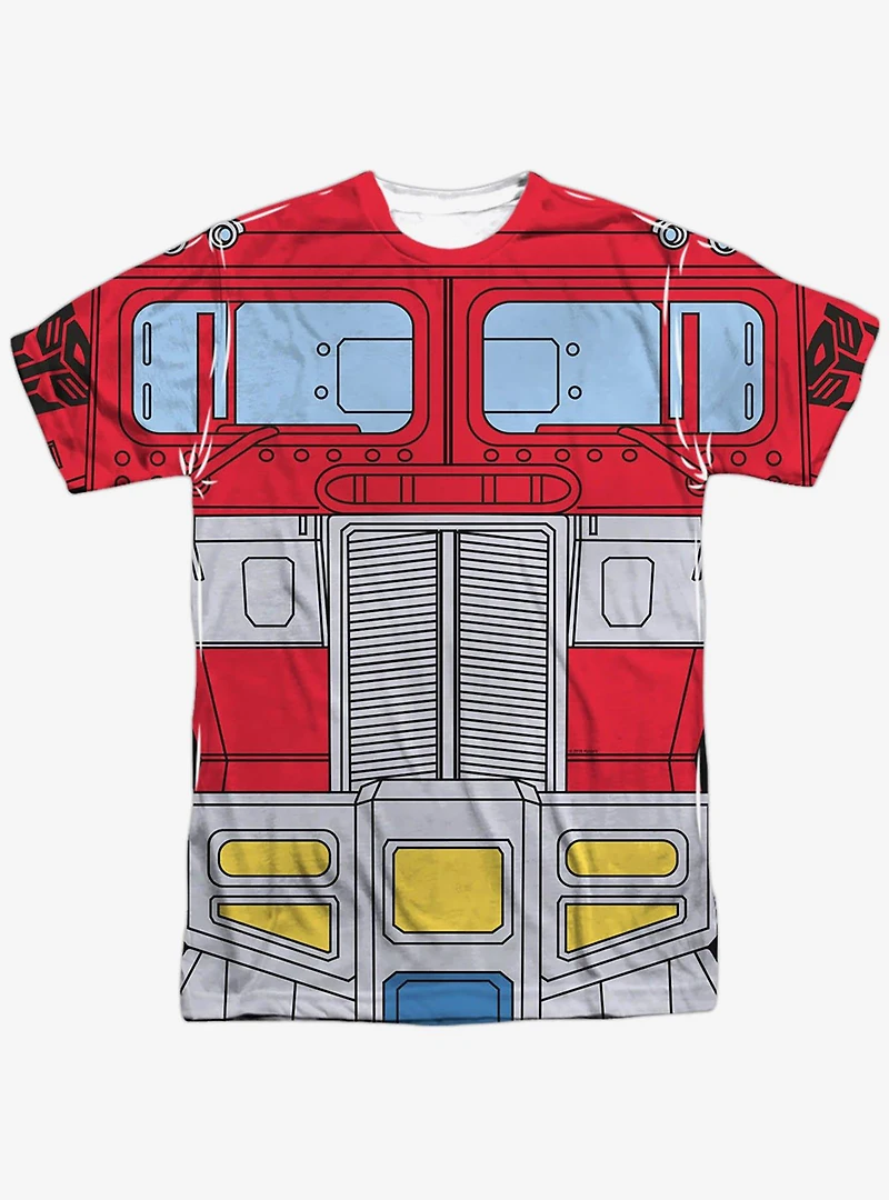 Transformers Optimus Prime Costume Sublimated T-Shirt