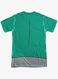 DC Comics Batman The Animated Series Riddler Costume Sublimated T-Shirt